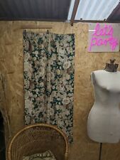 Vintage green floral for sale  NEWTON ABBOT