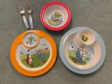 Melamine toddler plates for sale  WOKING
