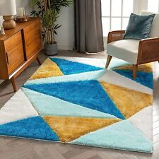 Customized Microfiber Abstract Shaggy Carpet Bedroom Dinning Room  (Multicolor) for sale  Shipping to South Africa