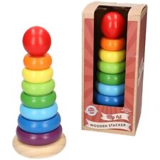 Wooden rainbow stacker for sale  NORWICH