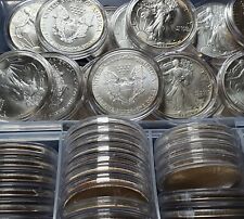 Używany, USA Orzeł Amerykański 1 Oz. Srebrne monety 1 uncja srebra 1986 - 2024 wszystkie roczniki na sprzedaż  Wysyłka do Poland