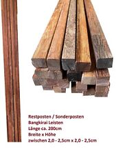 Sonderposten Restposten 8€/Stück 2m Bangkirai Holzleiste Drechselholz Bastelholz gebraucht kaufen  Winnweiler