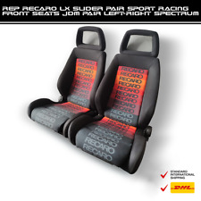 RECARO LX SLIDER PAIR SPORT RACING FRONT SEATS JDM PAIR LEFT-RIGHT, used for sale  Shipping to South Africa