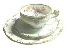 Cup Saucer Dessert Plate Iris 3 Piece TRIO Vintage Bavaria W Germany  USZone  for sale  Shipping to South Africa
