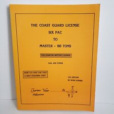 The Coast Guard License: Six Pac to Master 100 Tons: Budd Gonder: Sail and Power comprar usado  Enviando para Brazil