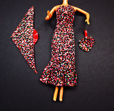 Used, RARE 1979 Barbie Best Buy #1027 C Flowery Maxi Dress w/Visor & Purse K-Mart for sale  Shipping to South Africa