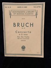 Bruch concerto minor for sale  Henrico