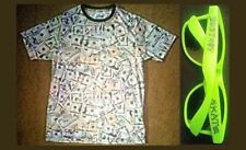 Camisa masculina urbana gola redonda dinheiro verde por toda parte + óculos de sol SK8-Destroy comprar usado  Enviando para Brazil