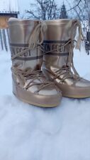 Moon Boots Tall Gold Cold Weather Ski Boots US 3.5/6 for sale  Shipping to South Africa