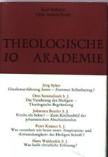 Theologische akademie band gebraucht kaufen  Bubenhm.,-Wallershm.