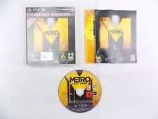 Disco perfeito Playstation 3 PS3 Metro Last Light edição limitada - Inc manual grátis... comprar usado  Enviando para Brazil
