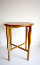 Vintage round G Plan style folding side table midcentury - Hundevad style for sale  Shipping to South Africa