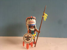 Playmobil - Western Oeste Indios - Jefe Indio Lanza Escudo - 4012 - (USADO) R  segunda mano  Manresa