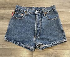 Vintage 90s Bongo Shorts Size 3 Blue Denim Made In USA, used for sale  Shipping to South Africa