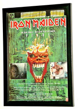 IRON MAIDEN Framed A4 rare 1996 `VIRUS` SINGLE original band promo art poster   comprar usado  Enviando para Brazil