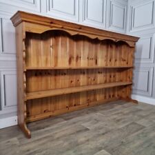 Vintage Antique Pine Welsh Dresser Top Bookcase Shelf Shelves Wall Unit Kitchen for sale  Shipping to South Africa