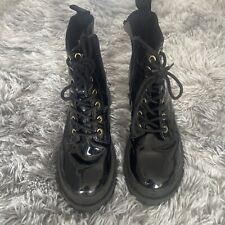 Patent boots size for sale  SITTINGBOURNE