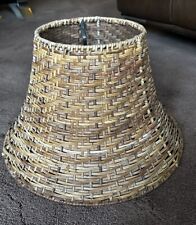 Wicker lamp shade for sale  LEICESTER