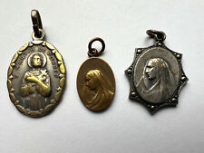 3 medallas religiosas católicas de colección - 1-San Martín de Porres Italia segunda mano  Embacar hacia Argentina