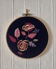 Floral embroidery art for sale  PORTSMOUTH