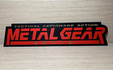 LIQUIDACION Cartel Logo Metal Gear Solid Madera Display pared ps1 ps2 ps3 GC comprar usado  Enviando para Brazil