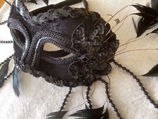 Black masquerade mardi for sale  TAMWORTH