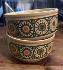 Vintage Retro Kiln Craft Bacchus soup / cereal bowls x 2 for sale  Shipping to South Africa