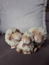 Sheep family ornaments for sale  LOUGHBOROUGH