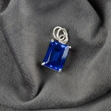 Natural Tanzanite Gemstone Indian Jewelry 925 Sterling Silver Pendant For Girls for sale  Shipping to South Africa