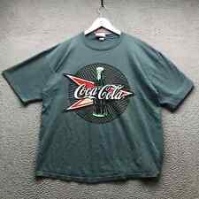 Camiseta masculina vintage 1994 Coke Always Coca-Cola ponto único GG azul-petróleo preta comprar usado  Enviando para Brazil