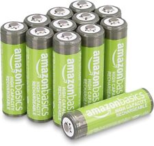 Baterías recargables de alta capacidad Amazon Basics AA 2400 mAh (paquete de 12) precarga segunda mano  Embacar hacia Mexico