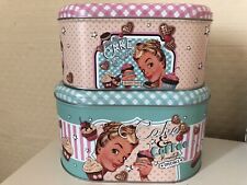 Retro tins canisters for sale  BLACKBURN