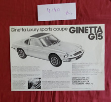 4140 bis ginetta for sale  Shipping to Ireland