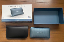 Alto-falante Bluetooth Harman Kardon ESQUIRE MINI 2 Azul Ultra Fino Portátil Premium comprar usado  Enviando para Brazil