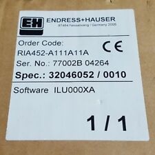 Endress hauser ria452 for sale  Ireland