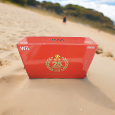 Nintendo Wii Super Mario Bros 25th Anniversary Limited Edition Red Console for sale  Shipping to South Africa