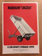 Markham lincoln hydraulic for sale  NORWICH