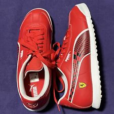 Puma Roma SF Scuderia Ferrari Hombre Talla 8 Rojo Rosso Corsa Zapatos #339940-03 segunda mano  Embacar hacia Argentina