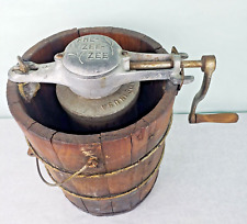 Antique Fre-Zee-Zee Crank Style Ice Cream Maker Bucket for sale  Shipping to South Africa