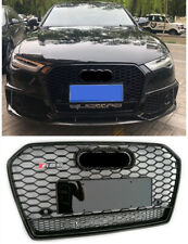 Do Audi A6 C7 16-18 Plakietka Quattro RS6 Styl Grill Osłona chłodnicy Osłona przednia na sprzedaż  Wysyłka do Poland