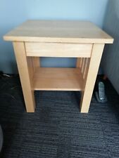Rubberwood side table for sale  PETERBOROUGH