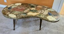 shaped kidney table painted for sale  Longview