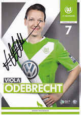 Autogramm - Viola Odebrecht (VFL Wolfsburg Frauen) - 2014/2015 comprar usado  Enviando para Brazil