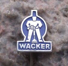 Rodillos y amortiguadores vintage Wacker Compactors equipo de compactación insignia alfiler segunda mano  Embacar hacia Mexico