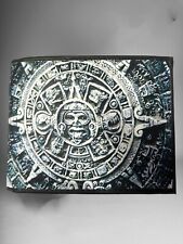 Billetera Billetera De Piel Calendario Azteca Impreso con Calendario Azteca segunda mano  Embacar hacia Argentina