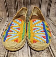 Sam Edelman Lida Boho Espadrille Tamanho 6 M Multicolorido Frisado Zebra Cabelo de Bezerro (A1) comprar usado  Enviando para Brazil