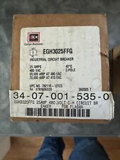 Disjuntor de alimentação EATON/Cutler Hammer EGH3025FFG 3 polos 25 amp 480/600 volts, usado comprar usado  Enviando para Brazil