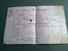 Old rent receipt for sale  Ireland