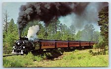Postcard steam locomotive for sale  Saco