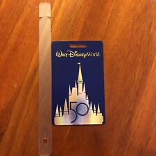 Used, Official Walt Disney World 50th Anniversary luggage tag . NEW!  for sale  Chicago